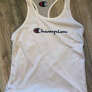 Champion White Reversible Tank Top